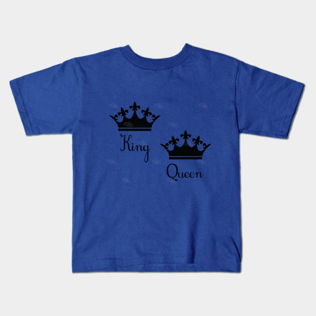 King&Queen Kids T-Shirt by Kai_Shen